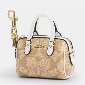COACH MINI ROWAN SATCHEL BAG CHARM
